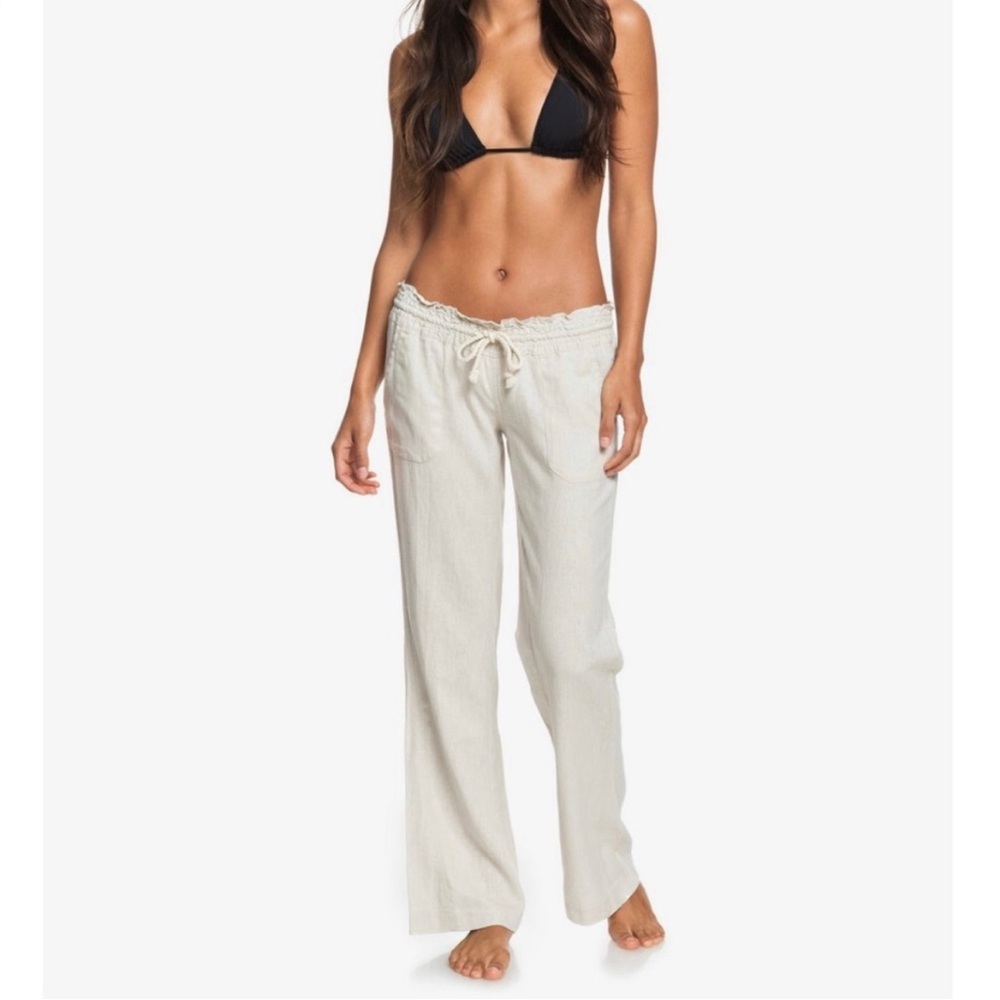 NWT Roxy Oceanside Pant in Stone Khaki.‎